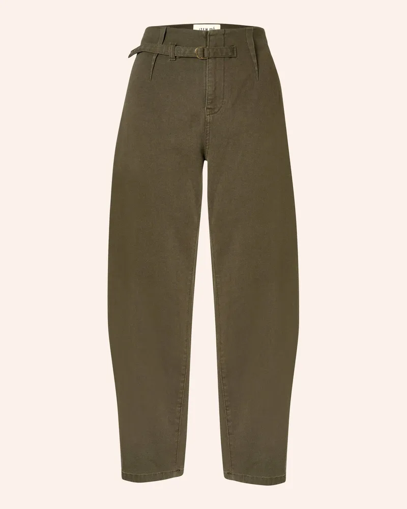 ITEM m6 Mom Jeans Relaxed High Rise gruen Oliv