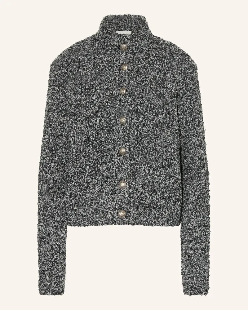 ba&sh Strickjacke Carla grau Schwarz