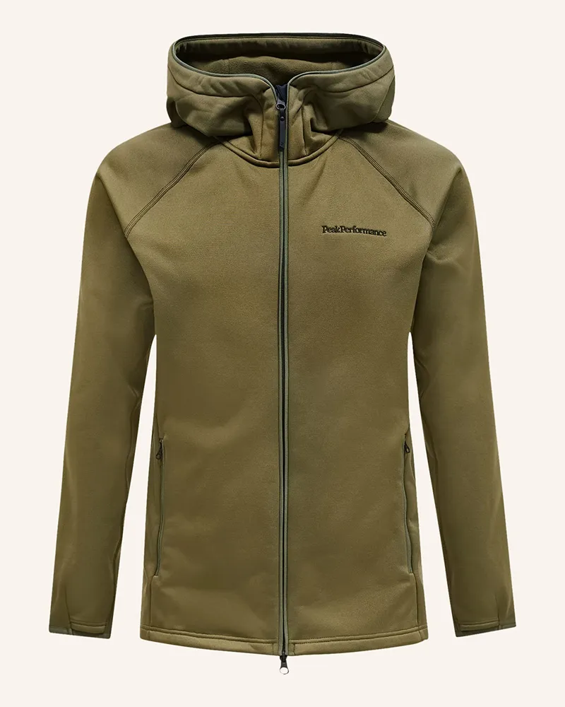 Peak Performance Midlayer-Jacke Flo Chill Light gruen Oliv