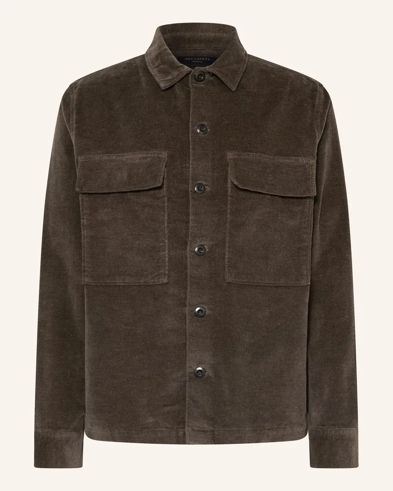 AllSaints Overshirt HAWKER Braun