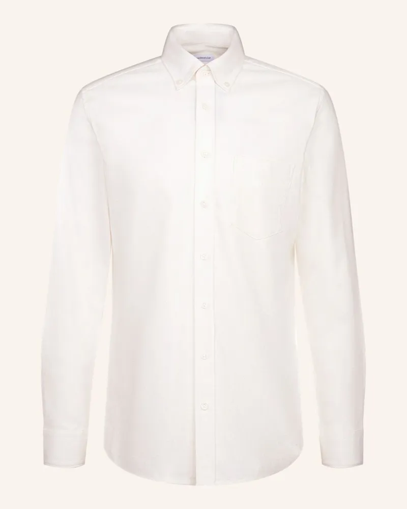 Seidensticker Flanellhemd Slim Fit Ecru