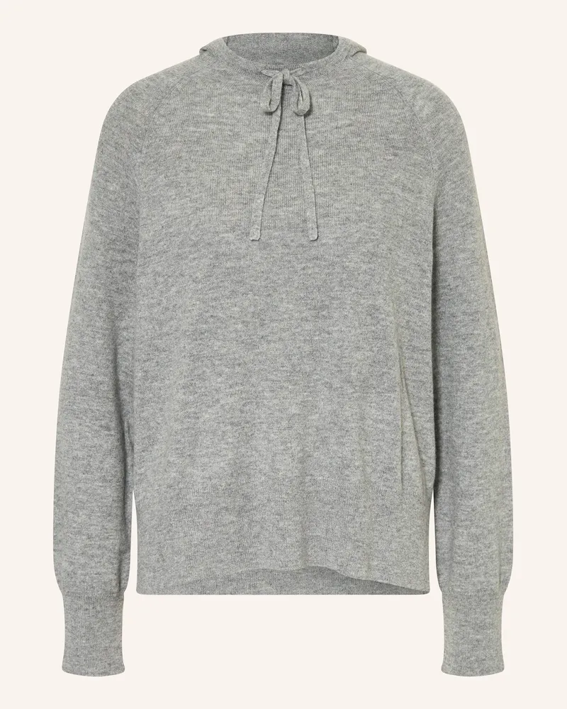 ALLUDE Strick-Hoodie mit Cashmere Grau
