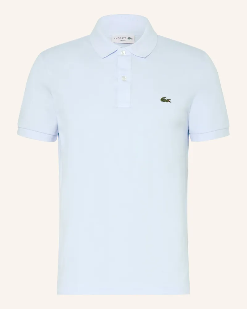 Lacoste Piqué-Poloshirt Slim Fit blau Hellblau