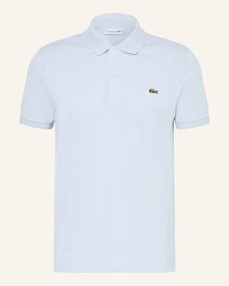 Lacoste Piqué-Poloshirt Slim Fit blau Hellblau