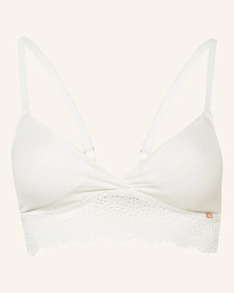 Skiny Triangel-BH EVERY DAY BAMBOO LACE Weiss