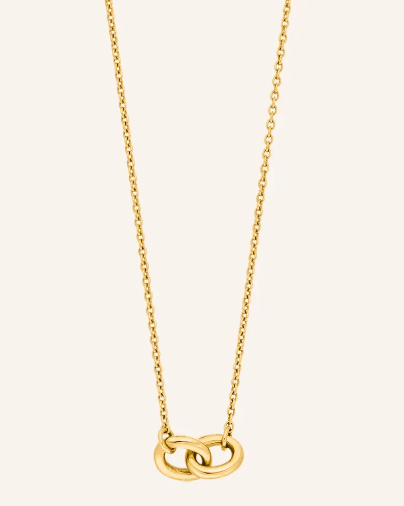 Leaf Halskette ETERNAL TOUCH aus 14 Karat Gelbgold Gold