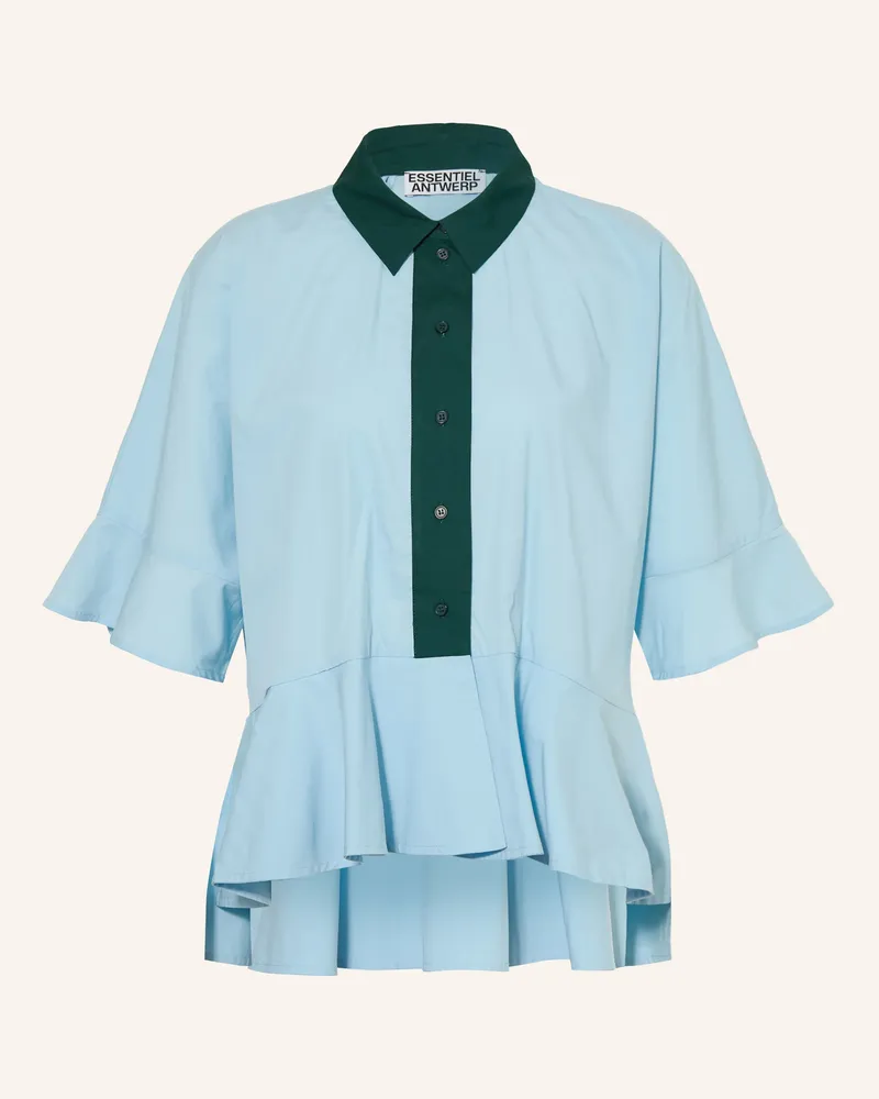 Essentiel Bluse Kaylee Mit 3/4-Arm blau Hellblau