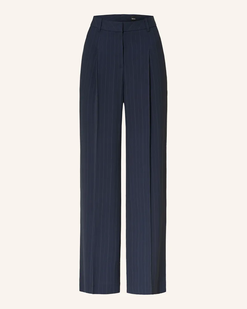 HUGO BOSS Marlenehose TIANA4 Dunkelblau