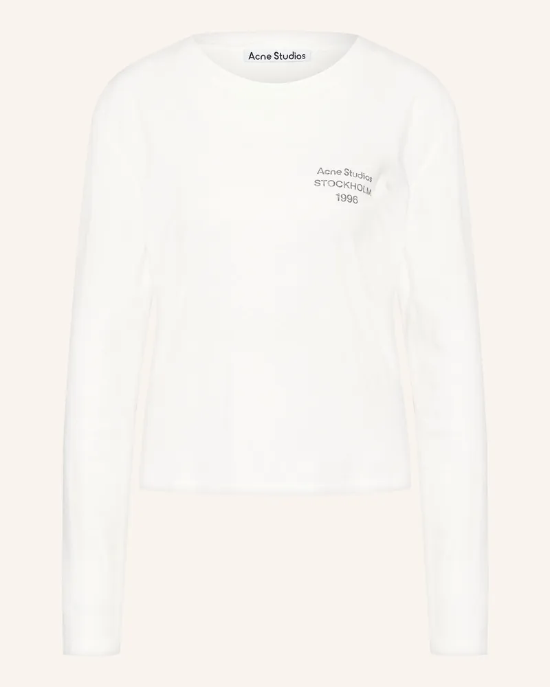 Acne Studios Longsleeve weiss Weiss