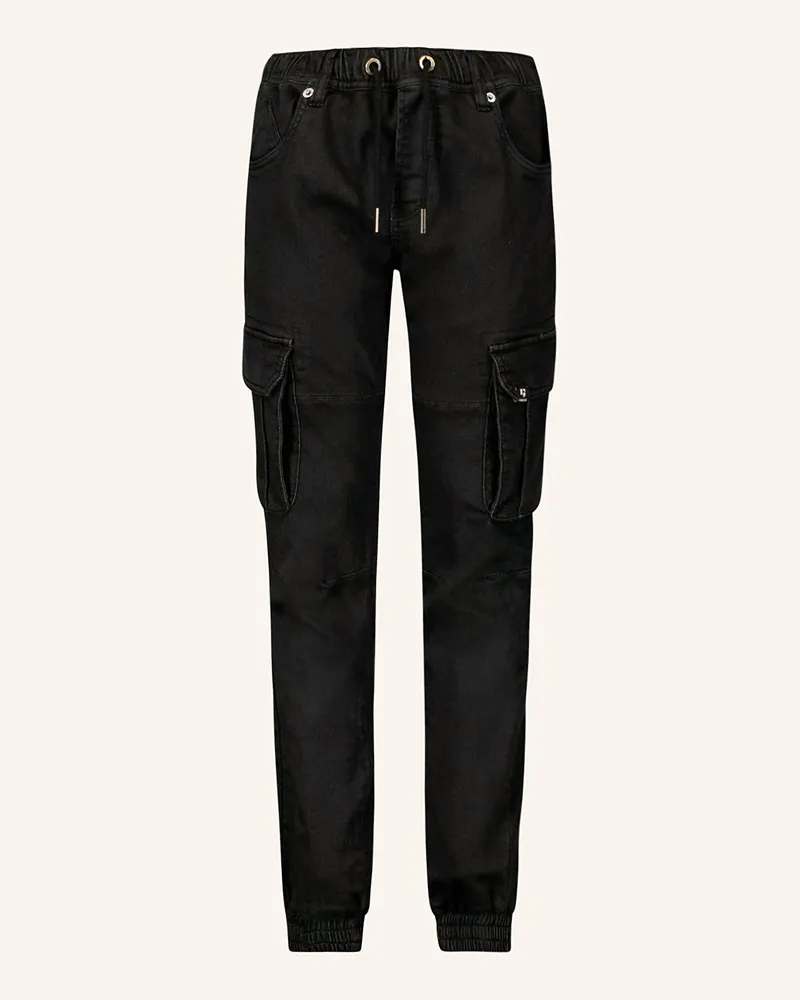 Garcia Jeanswear Cargohose Regular Fit Schwarz