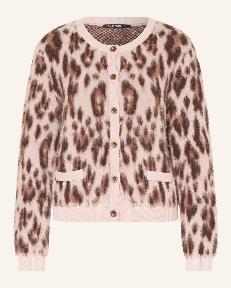 MARC AUREL Strickjacke beige Rosé