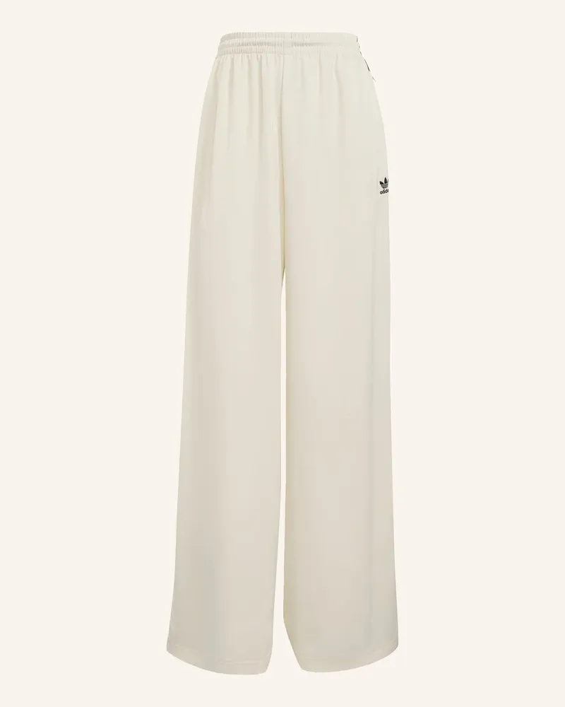 adidas Track Pants ADICOLOR SATIN WIDE LEG Schwarz