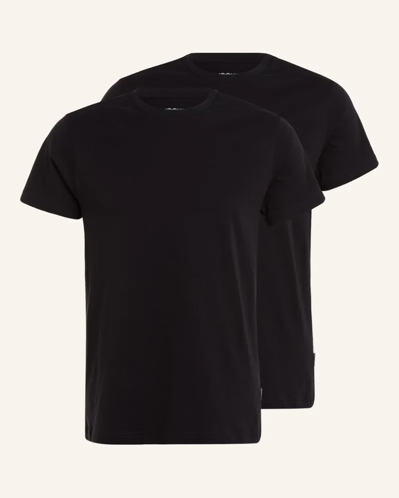 Jockey 2er-Pack T-Shirts AMERICAN Schwarz