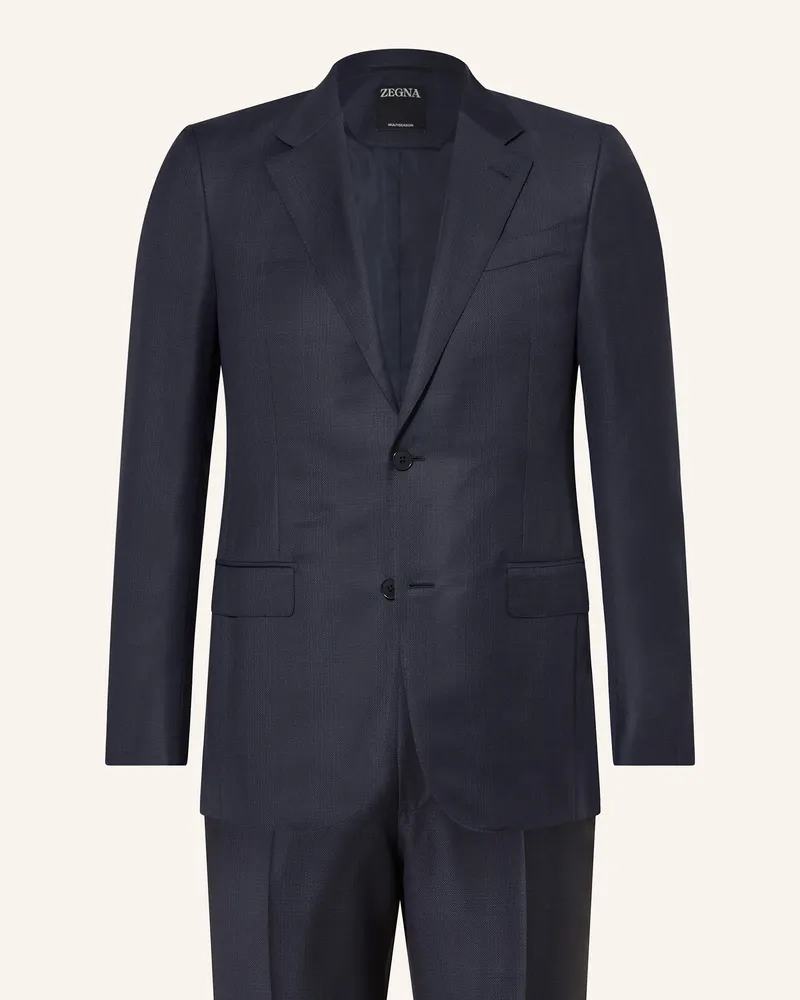 Ermenegildo Zegna Anzug Extra Slim Fit blau Dunkelblau