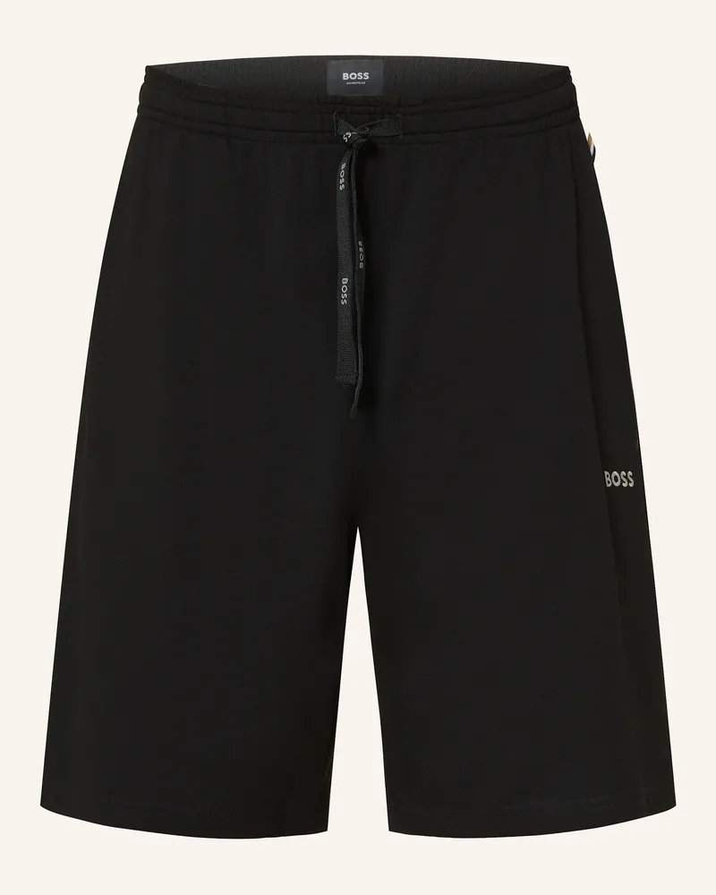 HUGO BOSS Schlafshorts MIX & MATCH Schwarz