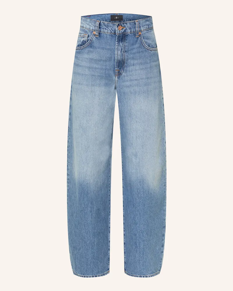 7 for all mankind Barrel Jeans Bonnie Curvilinear blau 3nx