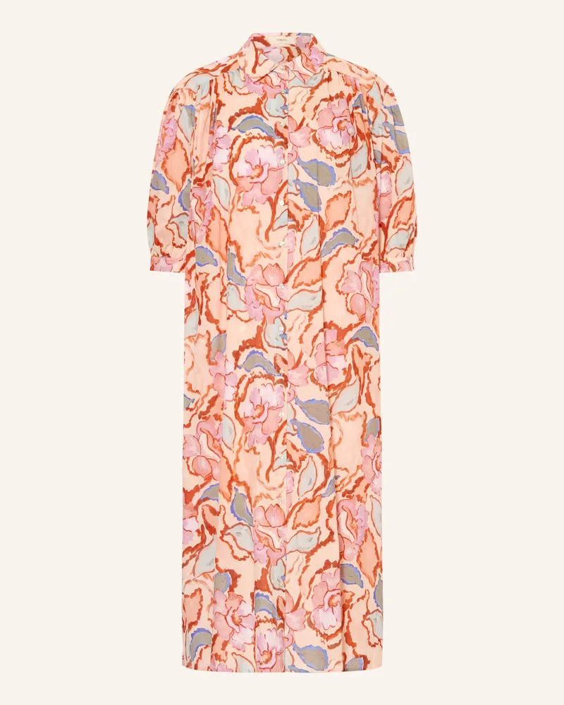 Suncoo Hemdblusenkleid Cadix Mit 3/4-Arm rosa Hellorange