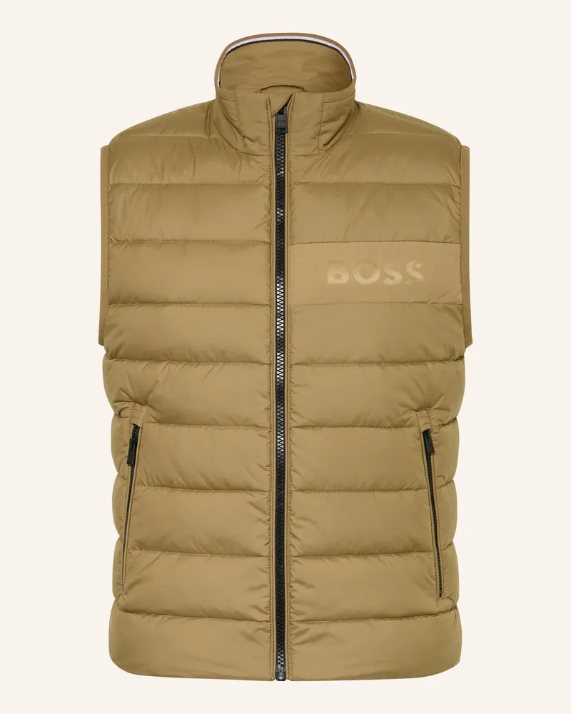 HUGO BOSS Steppweste Cenito gruen Oliv