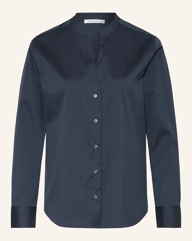 Soluzione Bluse Dunkelblau