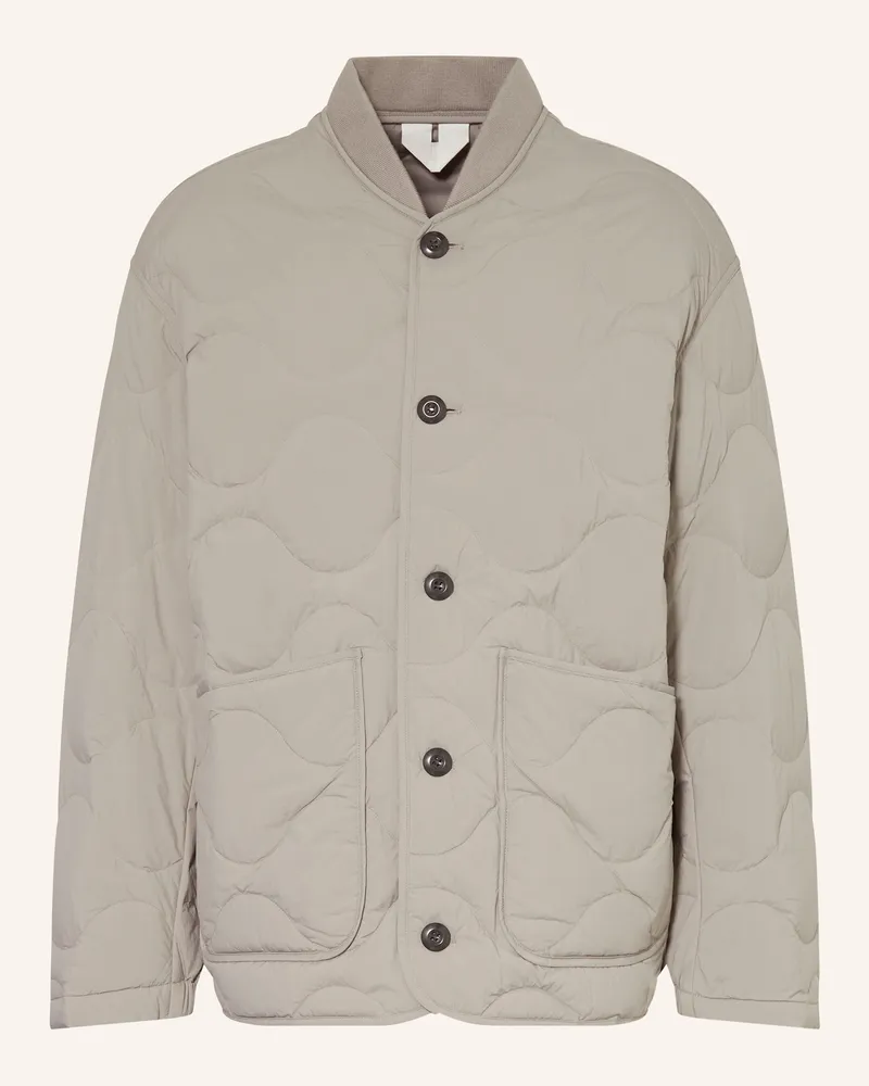 Arket Lightweight-Daunenjacke Grau