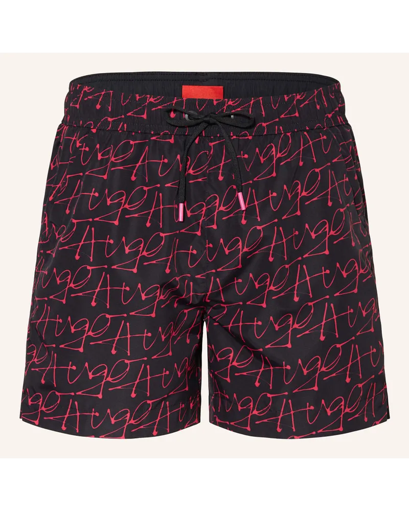 HUGO BOSS Badeshorts MARCO Rot