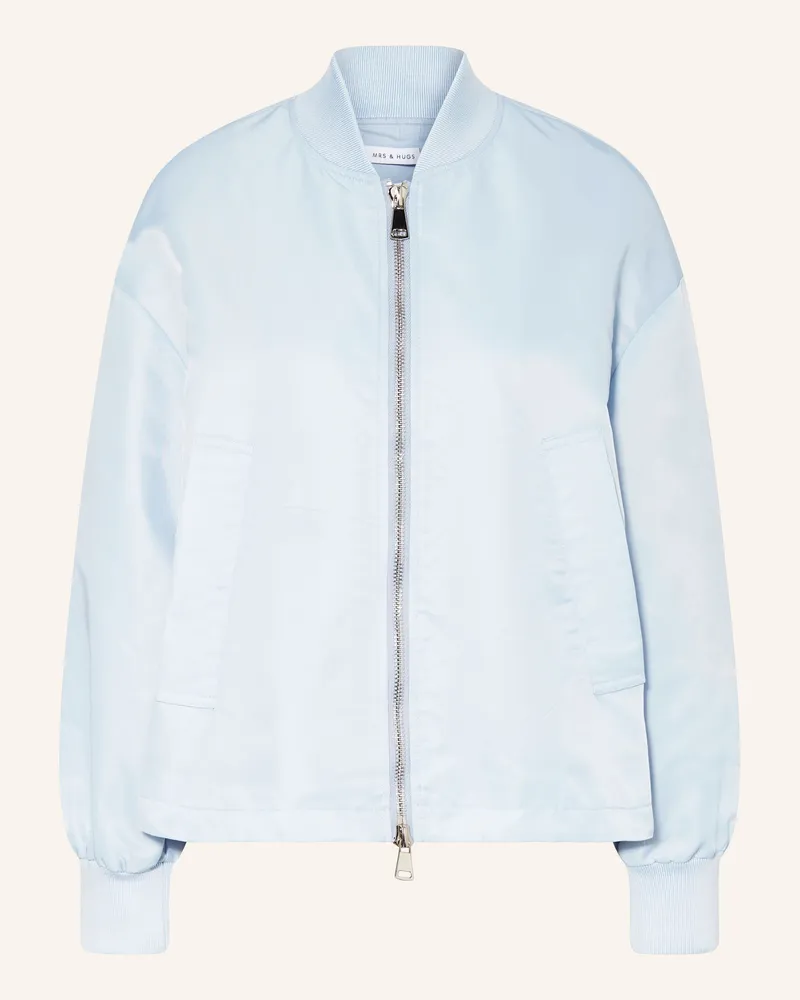 Mrs & HUGS Blouson Hellblau