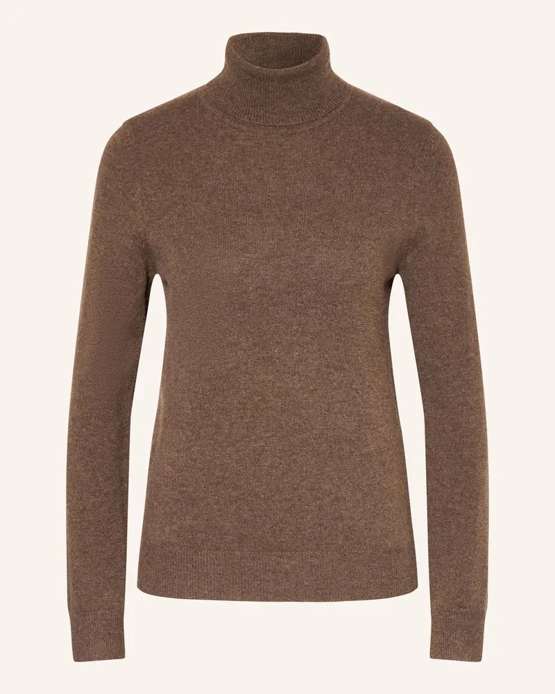 Repeat Rollkragenpullover aus Cashmere Braun