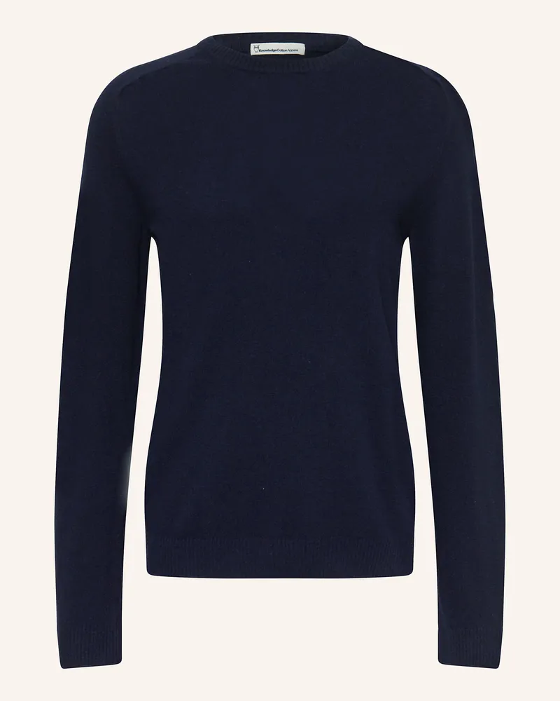 Knowledge Cotton Apparel Pullover Dunkelblau