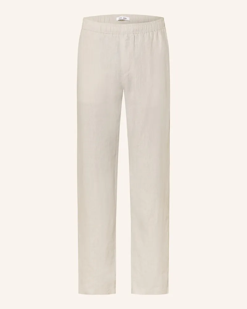 Samsøe & Samsøe Leinenhose SAJABARI Regular Fit Creme