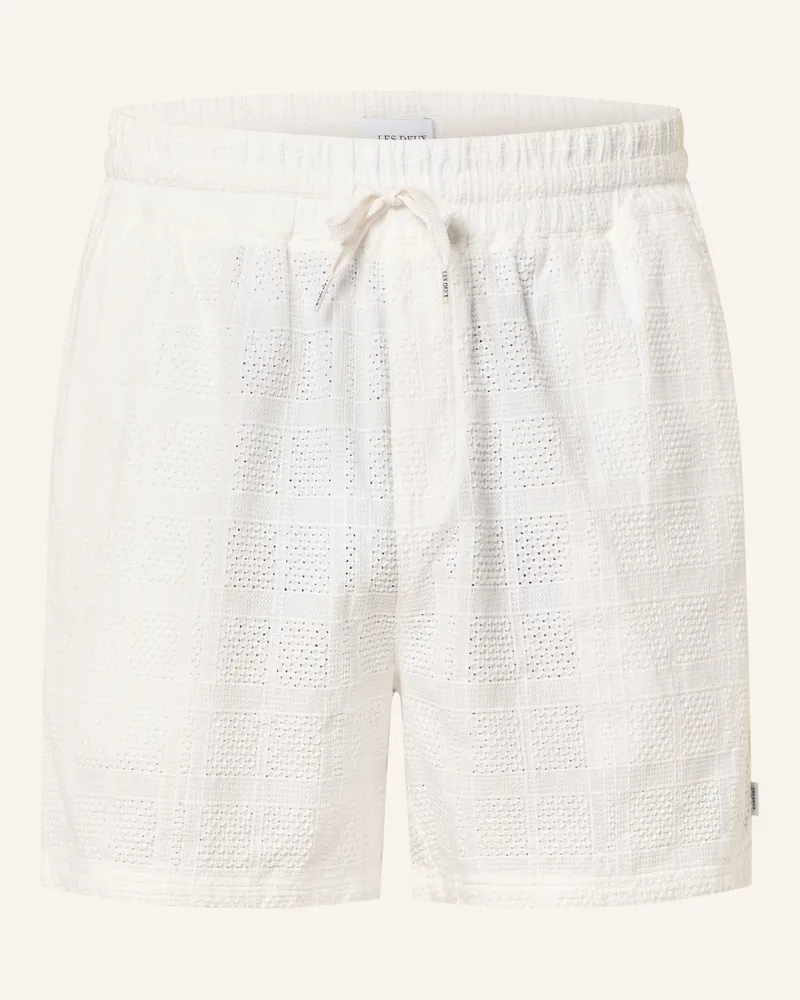 LES DEUX Shorts Charlie Regular Fit weiss Weiss