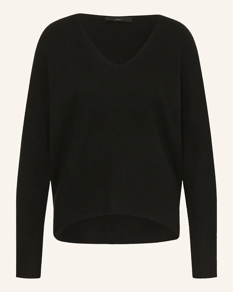 Oui  Pullover Schwarz