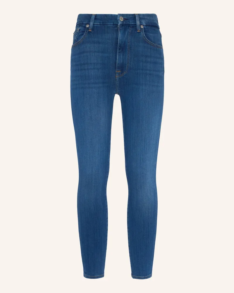7 for all mankind Jeans HIGH RISE ANKLE SKINNY Skinny Fit Blau