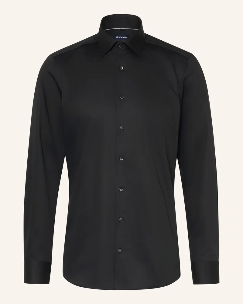 Olymp Hemd Level Five Body Fit schwarz Schwarz