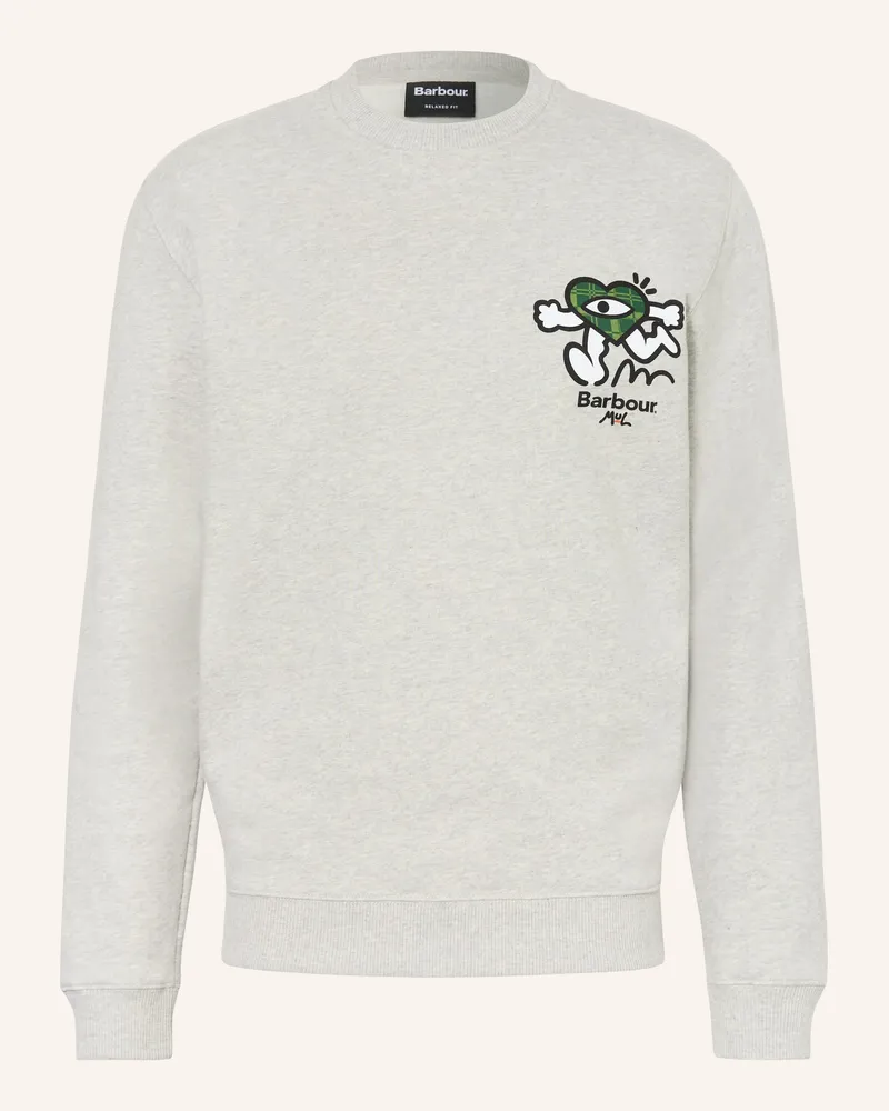 Barbour Sweatshirt grau Grau