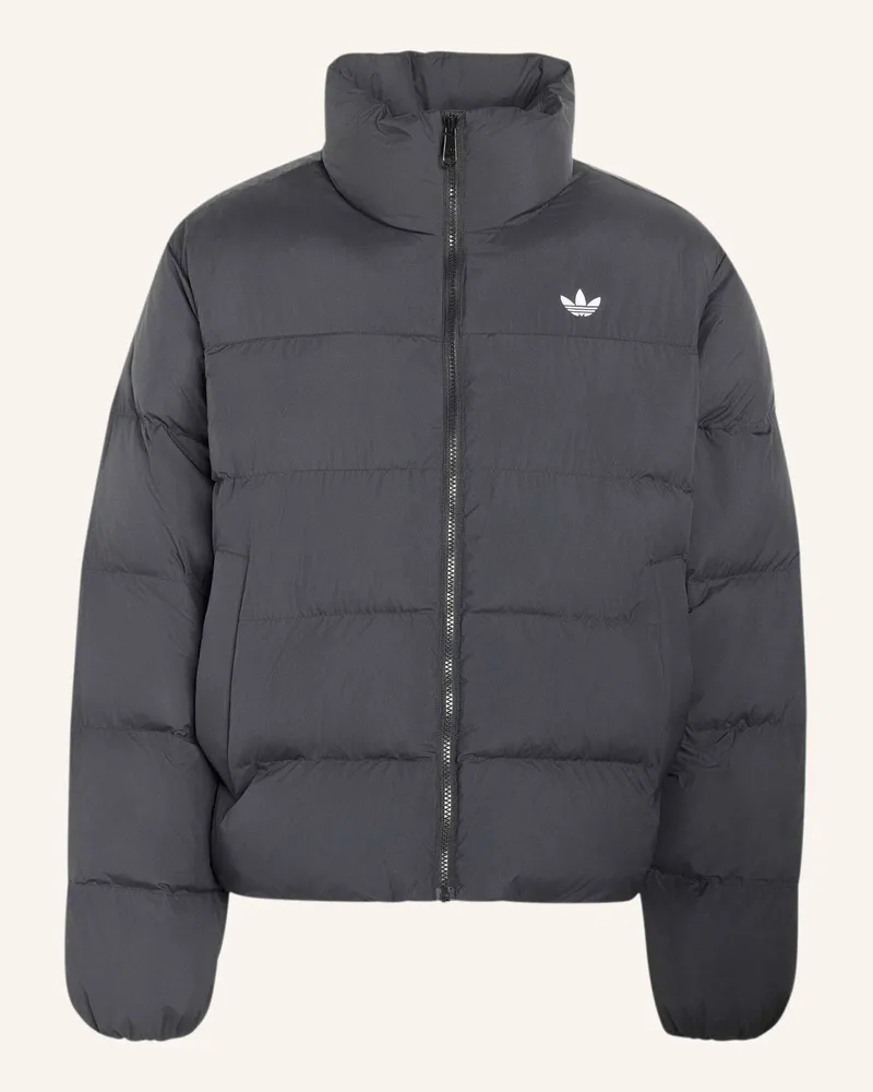 adidas Regenjacke, Stehkragen schwarz Schwarz