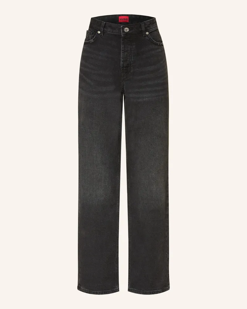 HUGO BOSS Straight Jeans 937_15 schwarz 001