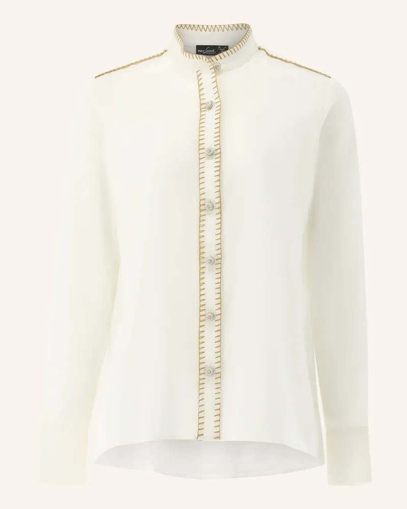 van Laack Bluse Modern Fit Beige