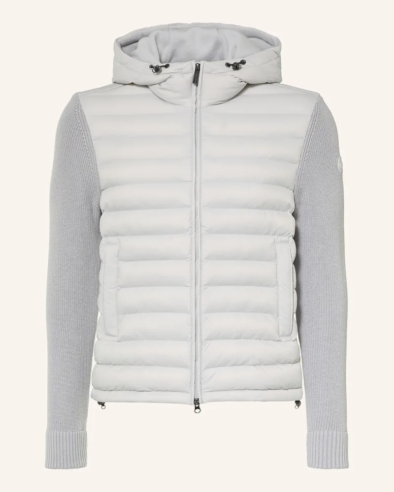Colmar Steppjacke Im Materialmix gruen Hellgrau