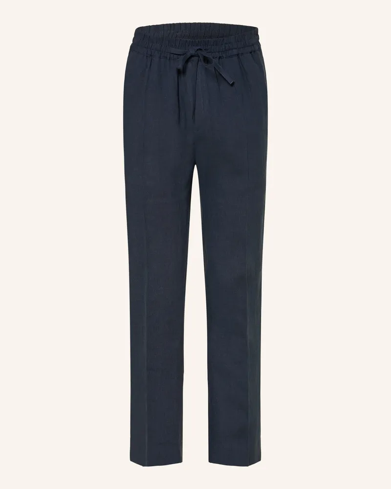 Sandro Leinenhose blau Dunkelblau