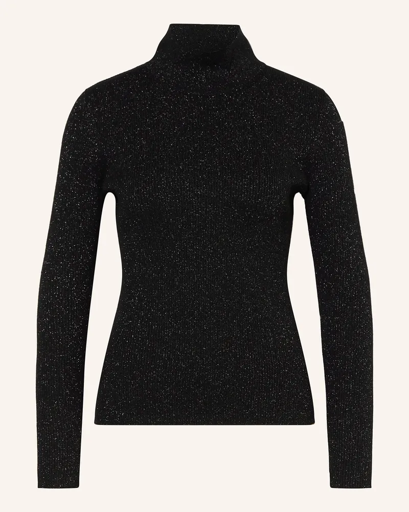 Luisa Cerano Pullover mit Glitzergarn Schwarz