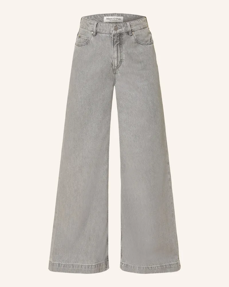Marc O'Polo Flared Jeans Fjona grau 1087