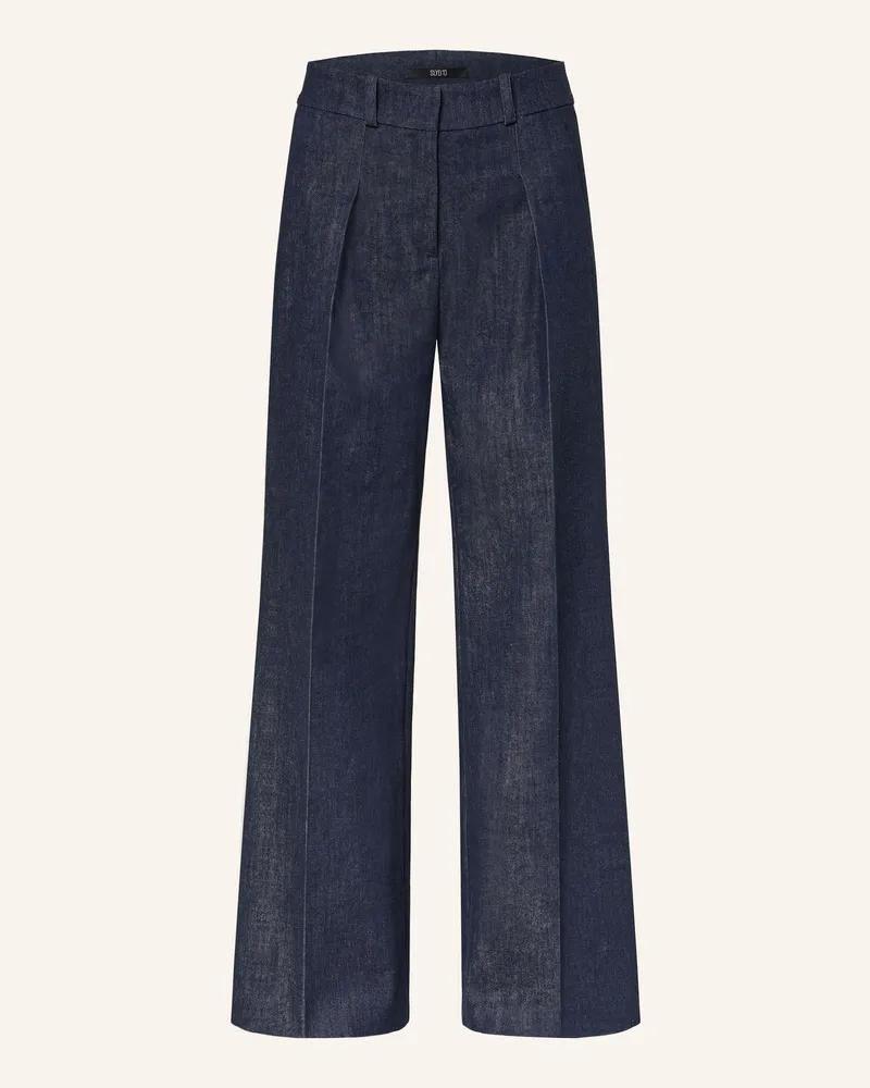 SLY 010 Marlenehose blau Dunkelblau