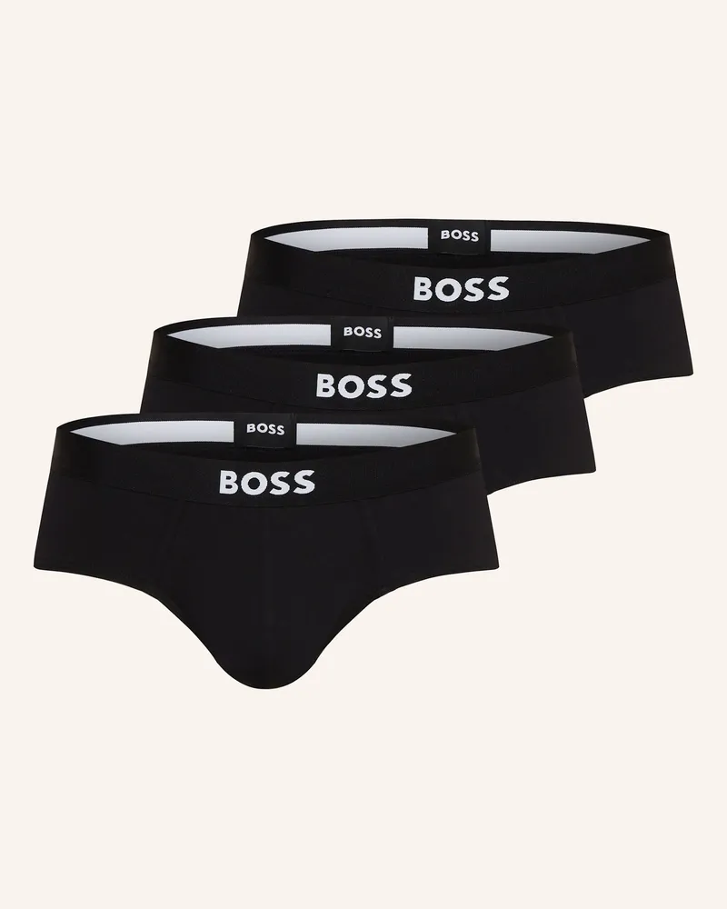 HUGO BOSS 3er-Pack Slips One schwarz Schwarz