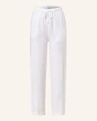 Tommy Hilfiger Leinenhose Weiss