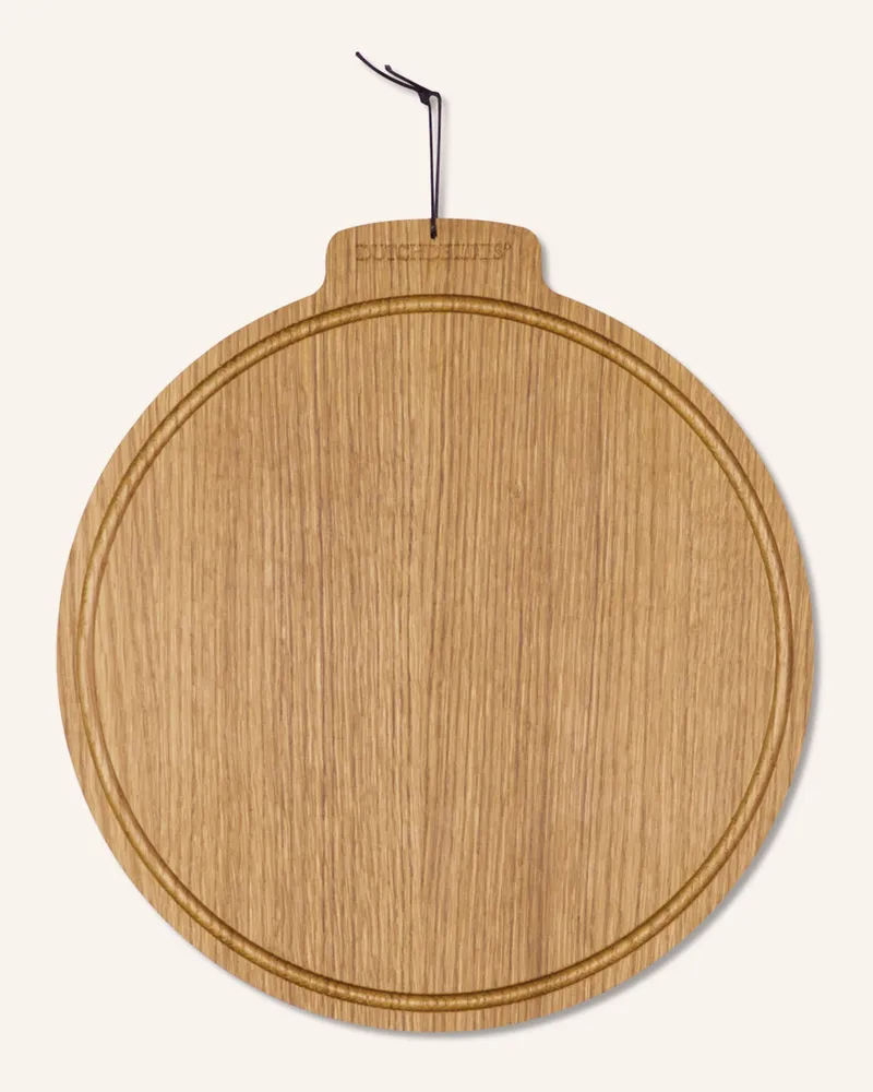 DUTCHDELUXES Schneidebrett Moon braun Braun