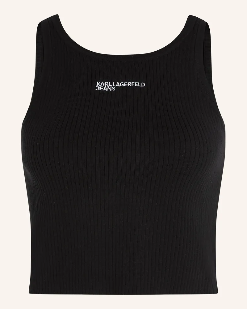 Karl Lagerfeld Top Schwarz