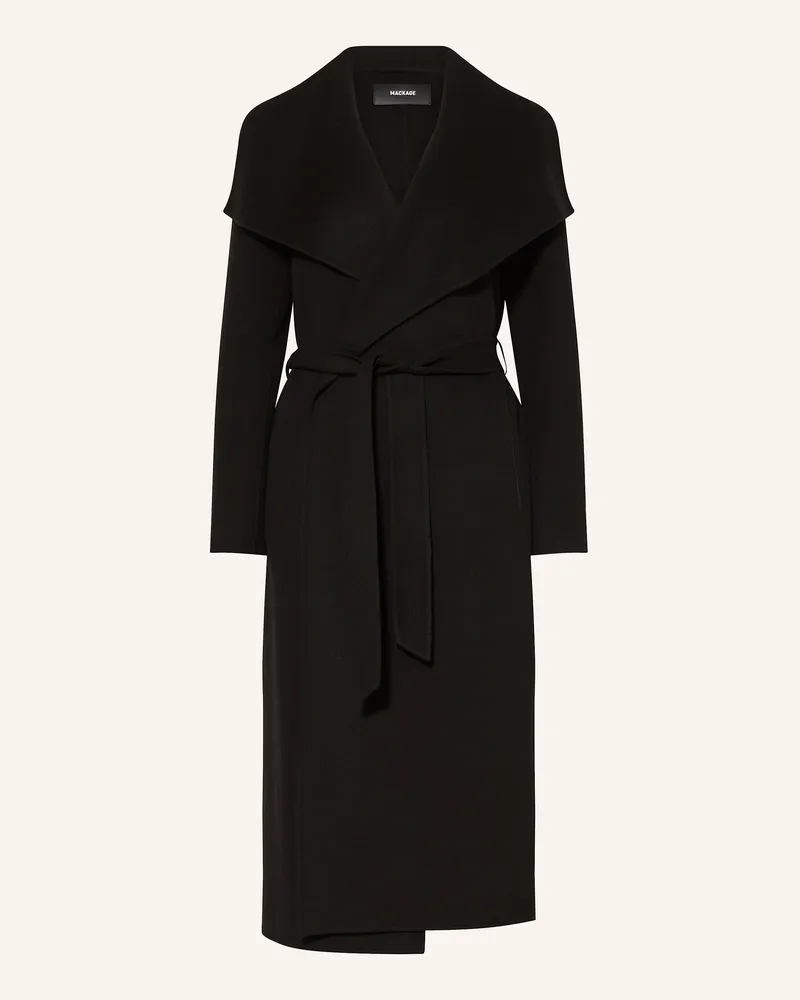 Mackage Wollmantel MAI Schwarz