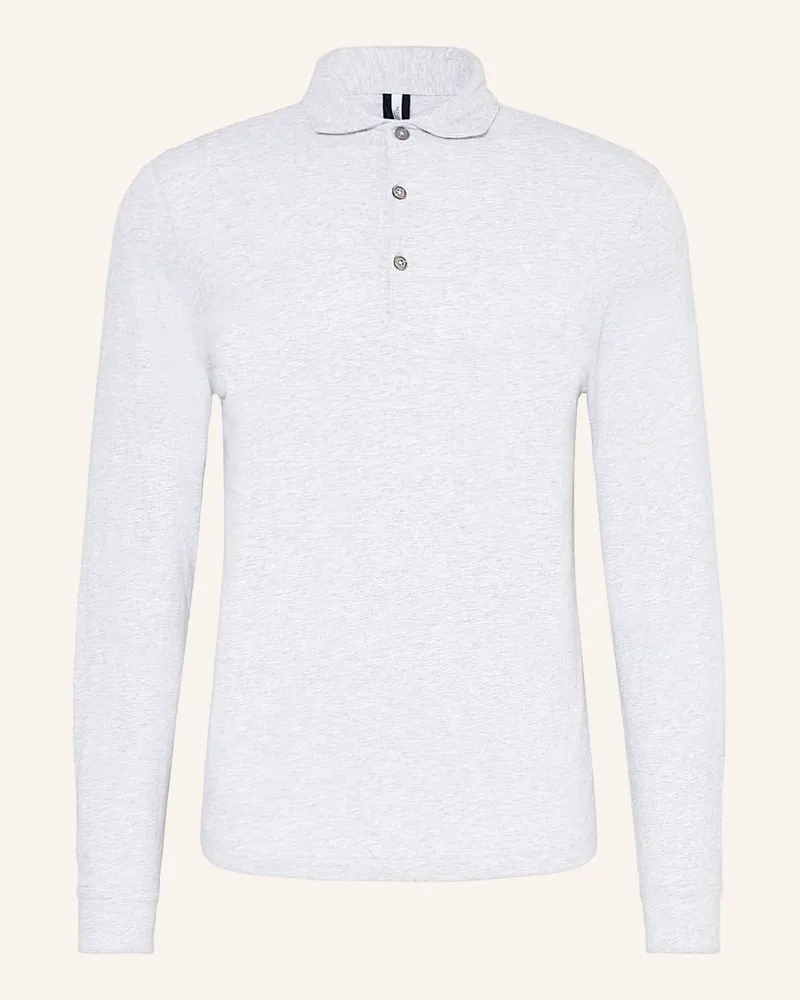 Profuomo Jersey-Poloshirt Grau