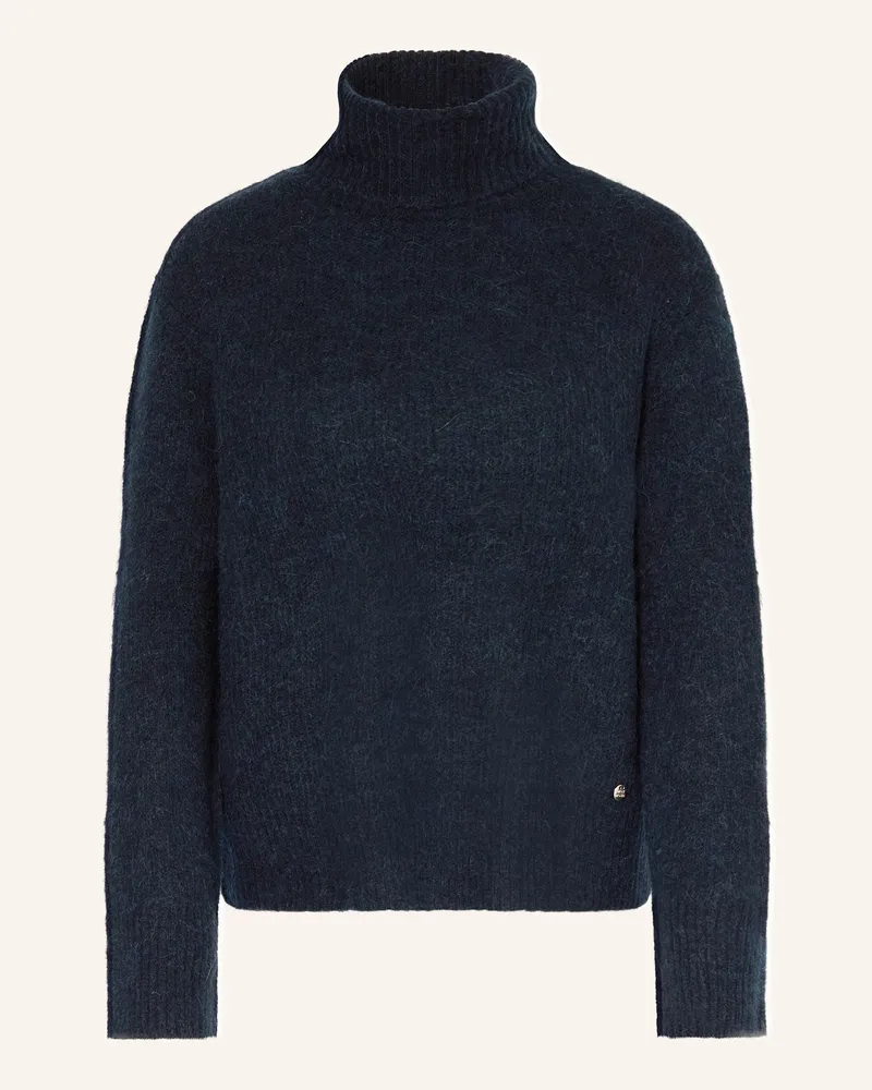 Mos Mosh Rollkragenpullover AIDY mit Alpaka Dunkelblau