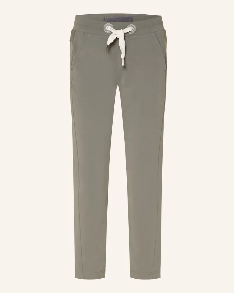 ELBSAND Sweatpants Brinja schwarz Hellgrün